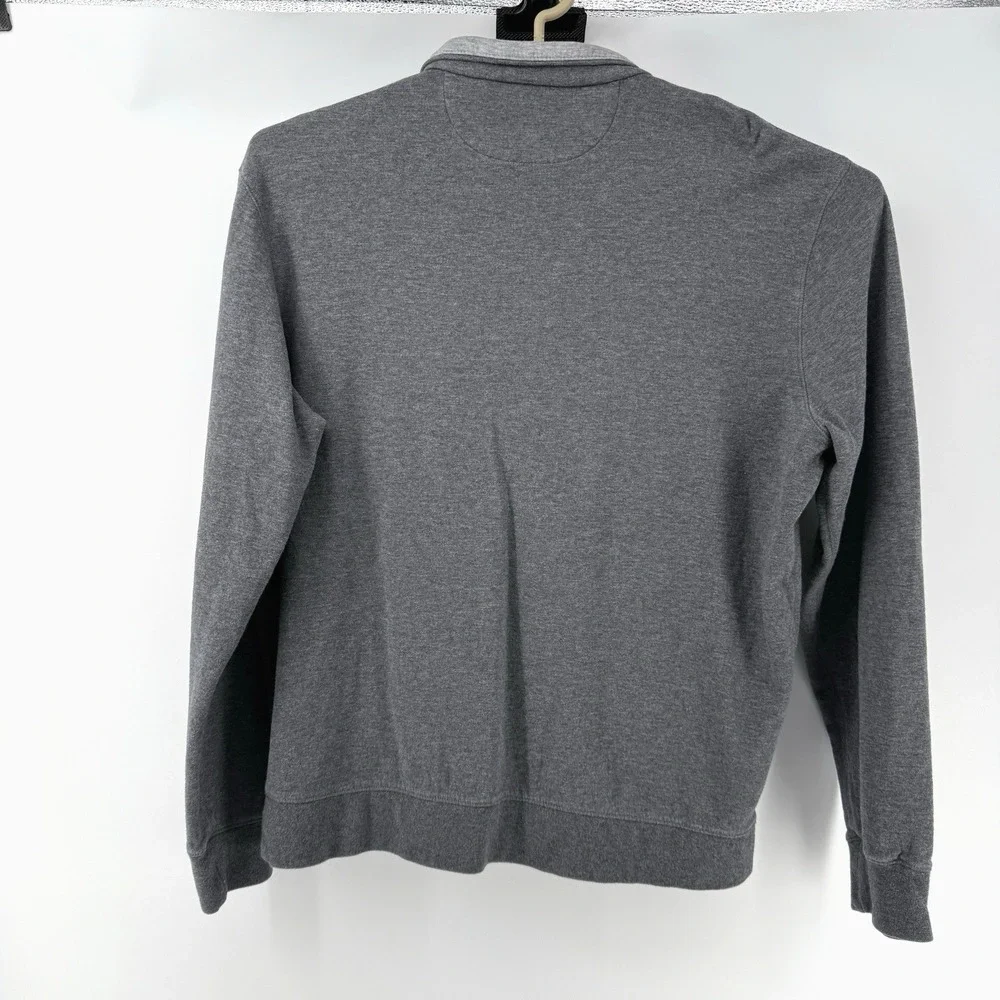 Polo Ralph Lauren  1/4‎ Zip Pullover Fleece Performance Men's L Pony Logo Gray
